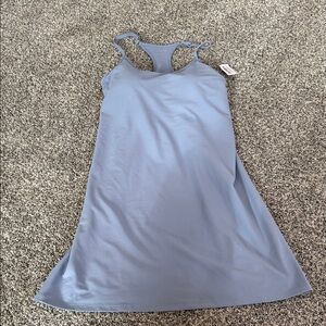 Old Navy Light Blue Racerback Swing Dress